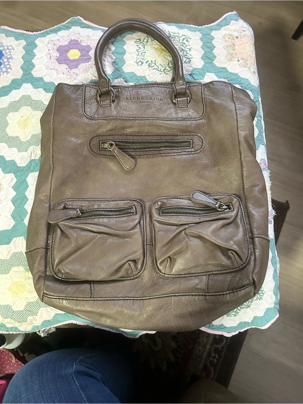 Liebeskind large tote handbag crossbody